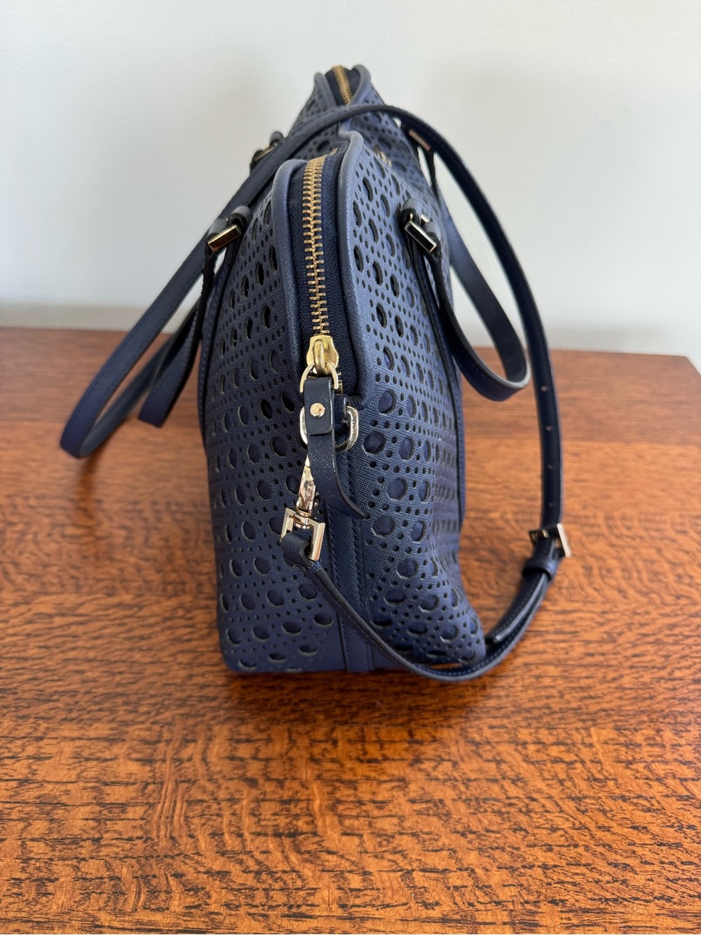 Kate Spade Newbury Lane Caning Small Rachelle Satchel/Crossbody - Picture 3 of 13